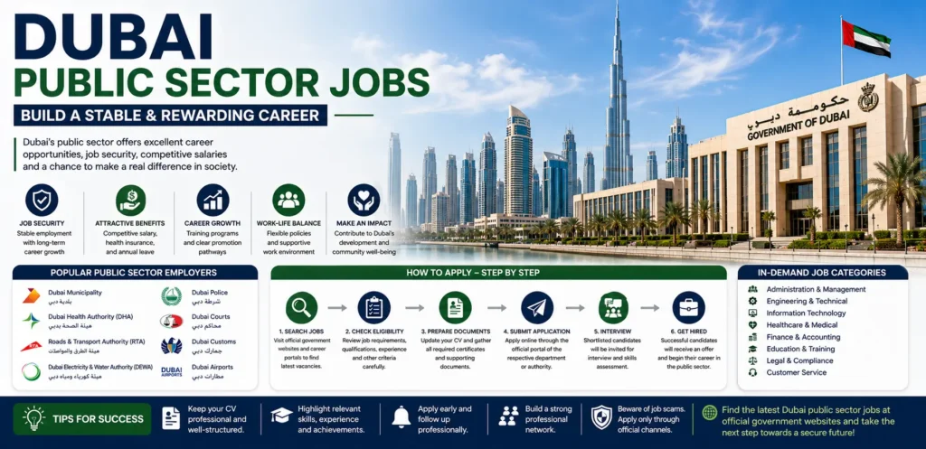 Dubai Public Sector Jobs Complete Guide to Careers, Benefits and Application Process