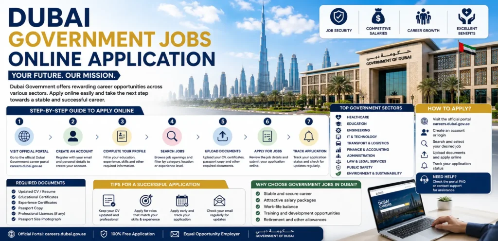 Dubai Government Jobs Online Application Complete Guide to Applying for Government Careers in Dubai